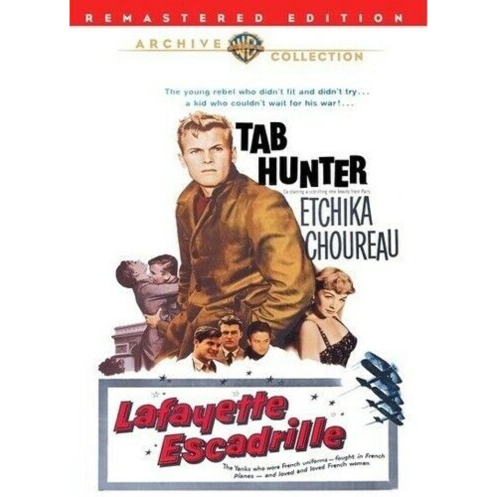 Lafayette Escadrille (DVD, 1958) Tab Hunter, Etchika Choureau Remastered Edition